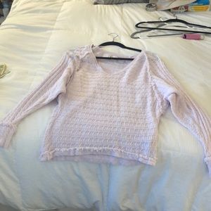 Light pink free people sweater
